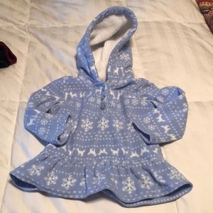 24 month cozy hooded sweater